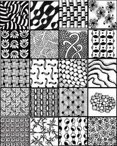zentangle styles printable sheets toward provide as a photo relating to Zentangle Patterns Printable titled zentangle habits printable sheets towards provide as a