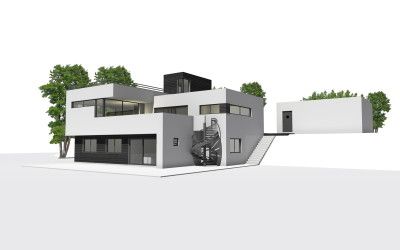 Favoritt nr 1...spennende hus... vi bygger moderne, funkishus ... Skrivebord plankebord