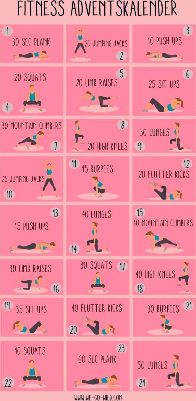 Fitness Adventskalender Training, #Adventskalender #Fitness #Training