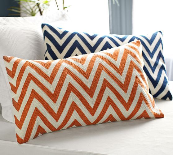 Crewel Embroidered Lumbar Pillow Covers Crewel Embroidered Lumbar Pillow Cover