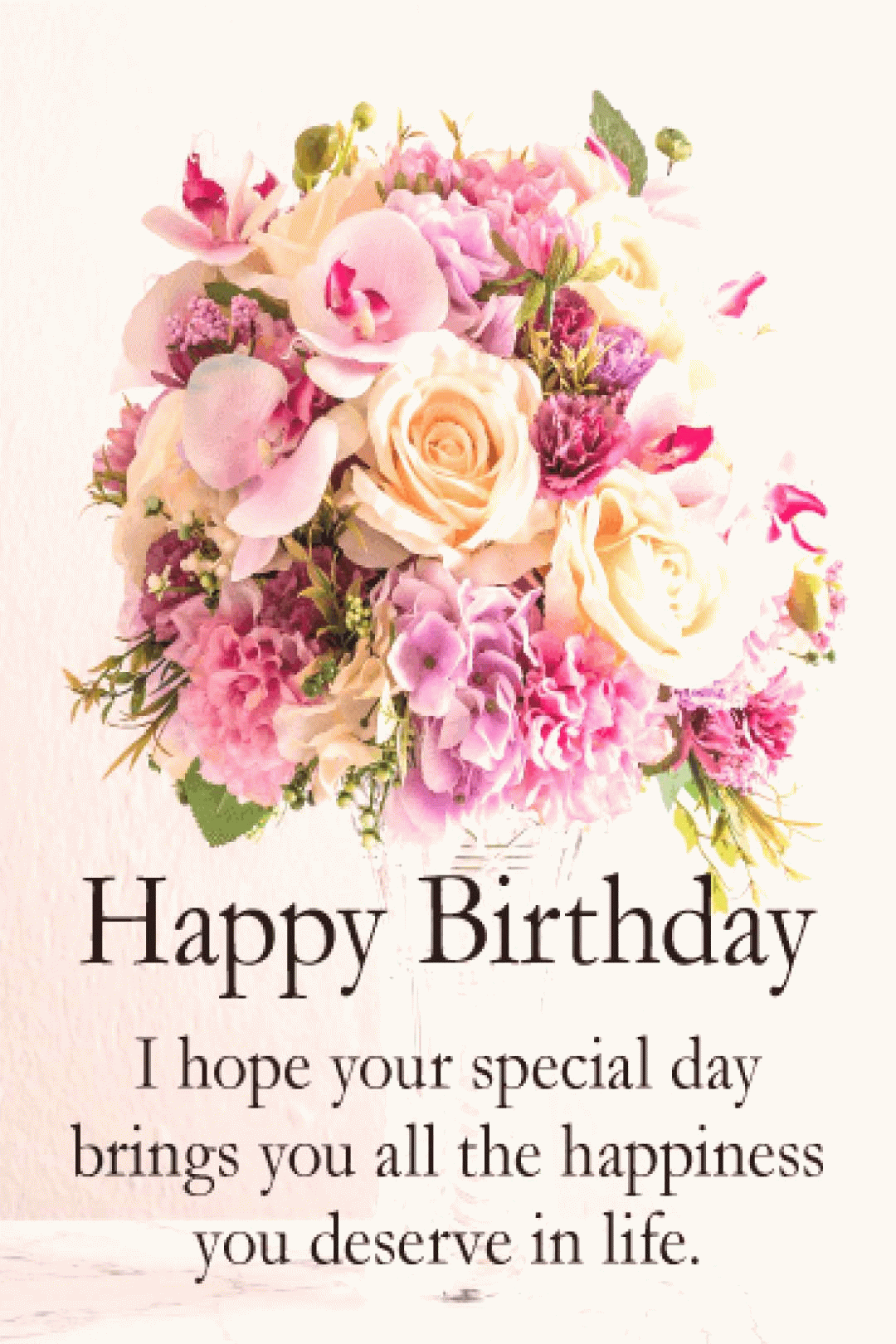 send free spectacular flower bouquet happy birthday card