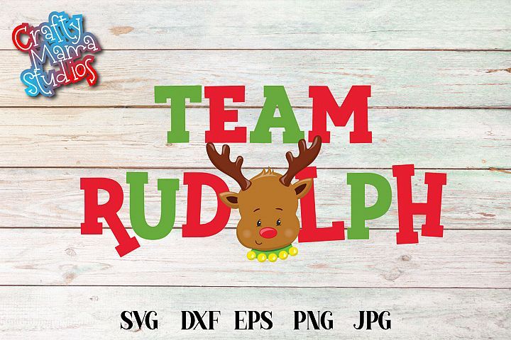 Download Team Rudolph, SVG Christmas Reindeer Sublimation Crafty ...