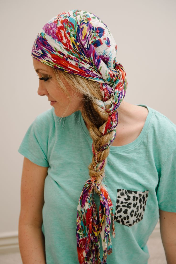 Boho Scarf Braid Tutorial Fashion Boho Braid 