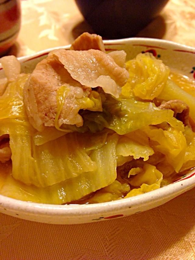 豚肉と白菜の煮物 レシピ レシピ 白菜 煮物 豚肉