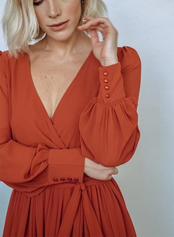 rust orange maxi