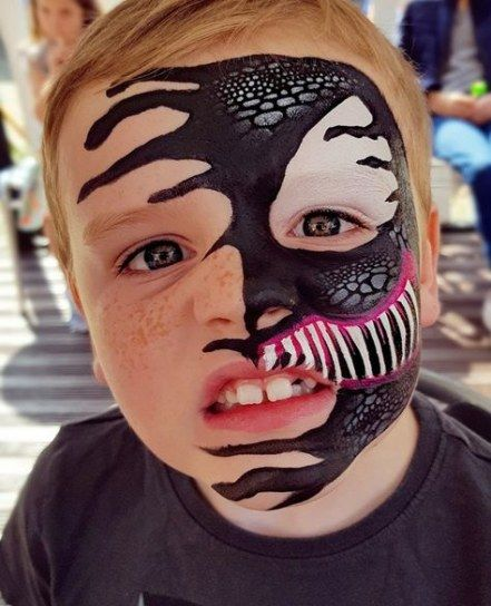 61 Maquillajes Halloween Para Nenes Sublimes Bebeazul Top Superhero Face Painting Face Painting Halloween Face Painting Halloween Kids