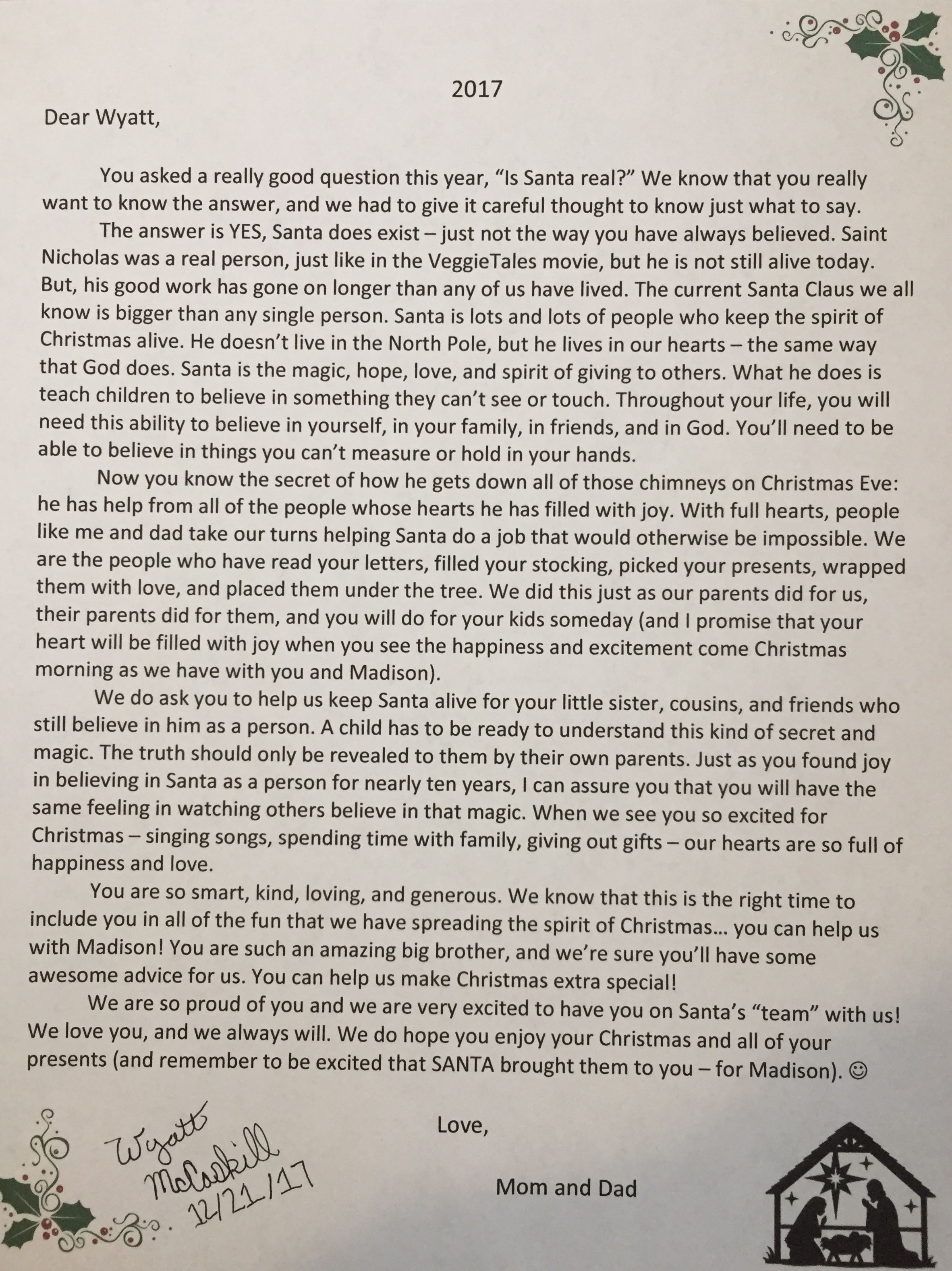 50++ Letter to child explaining santa ideas in 2021 