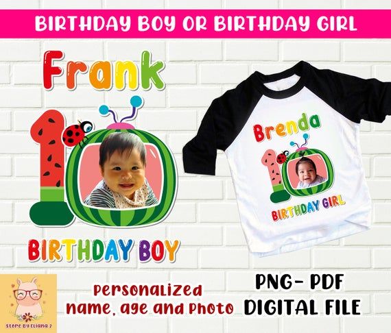 Download Cocomelon Birthday Girl or Birthday Boy cocomelon shirt ...