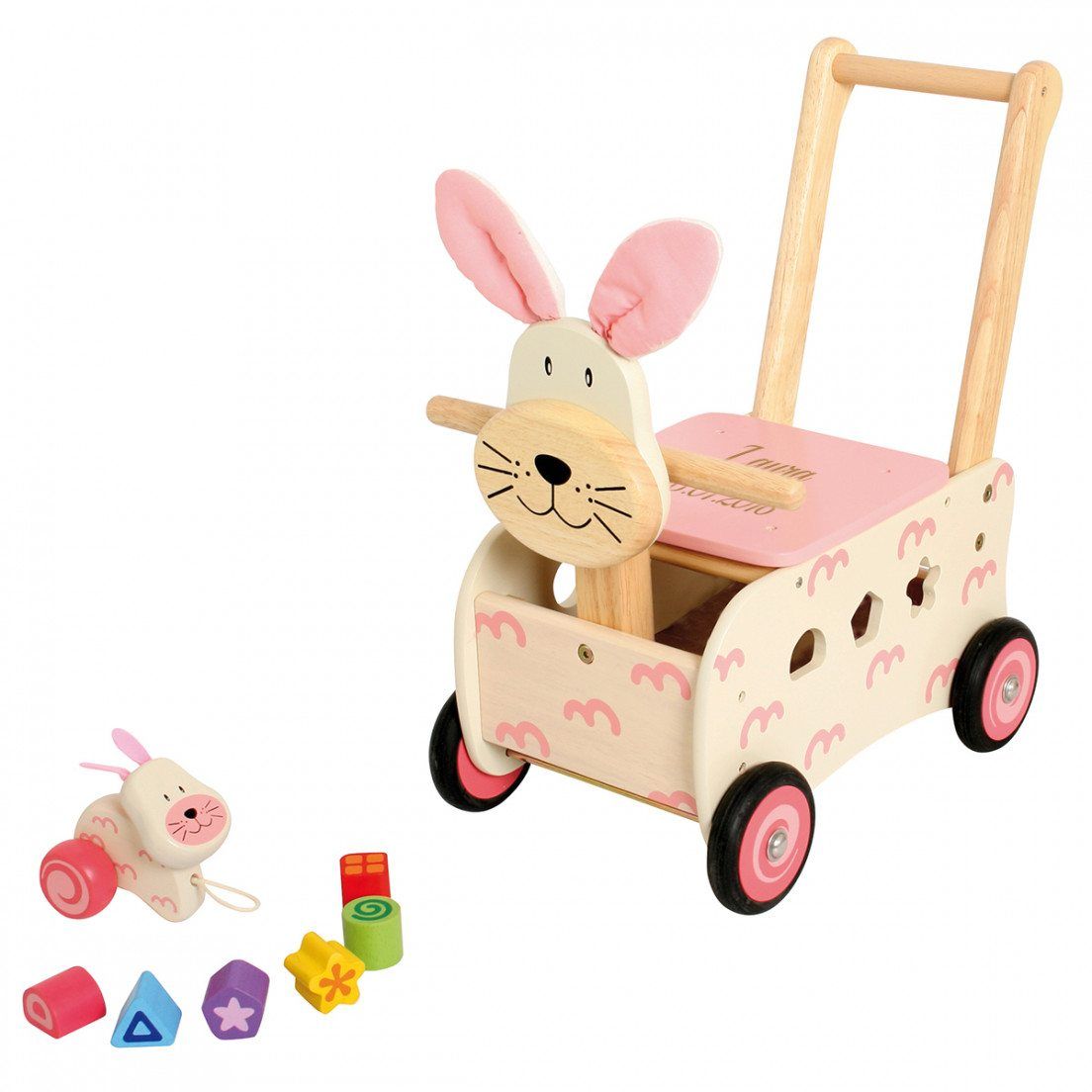 Trotteur lapin personnalisé | Trotteur bébé, Cadeau rigolo et Jeu