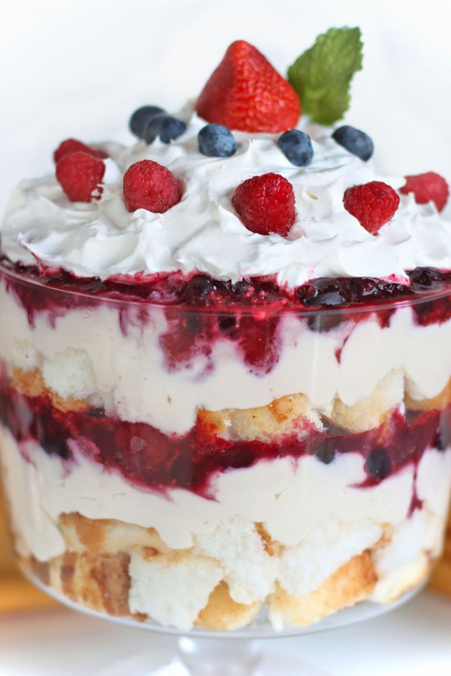 Easy Mixed Berry Trifle With Angel Food Cake Recipe Angel Food Cake Easy Mixed Berry Trifle With Angel Food Cake Recipe Angel Food Cake