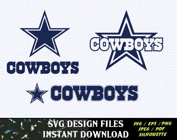 Download Dallas Cowboys SVG Vinyl Cutting Decal for Mugs by ...