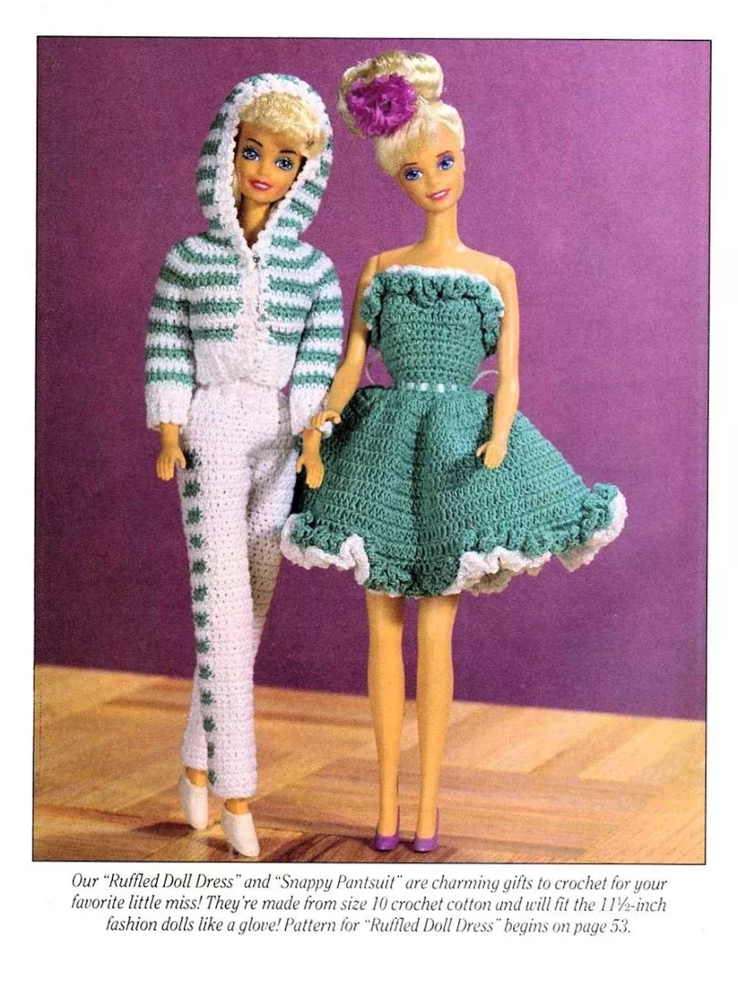 Pretty Crochet Doll Dress Patterns For Barbies Pretty Crochet Doll Dress Patterns For Barbies