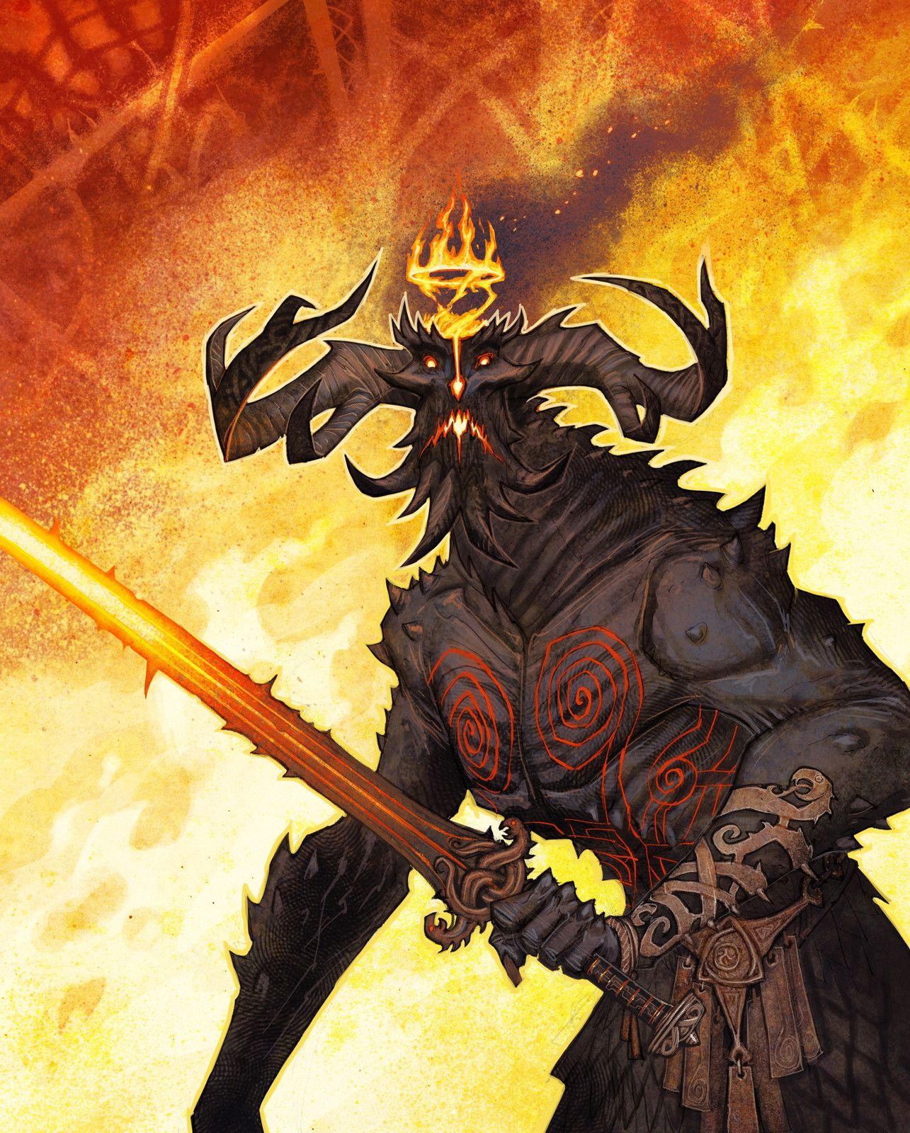 Surtr, Johan Egerkrans on ArtStation at https://www.artstation.com