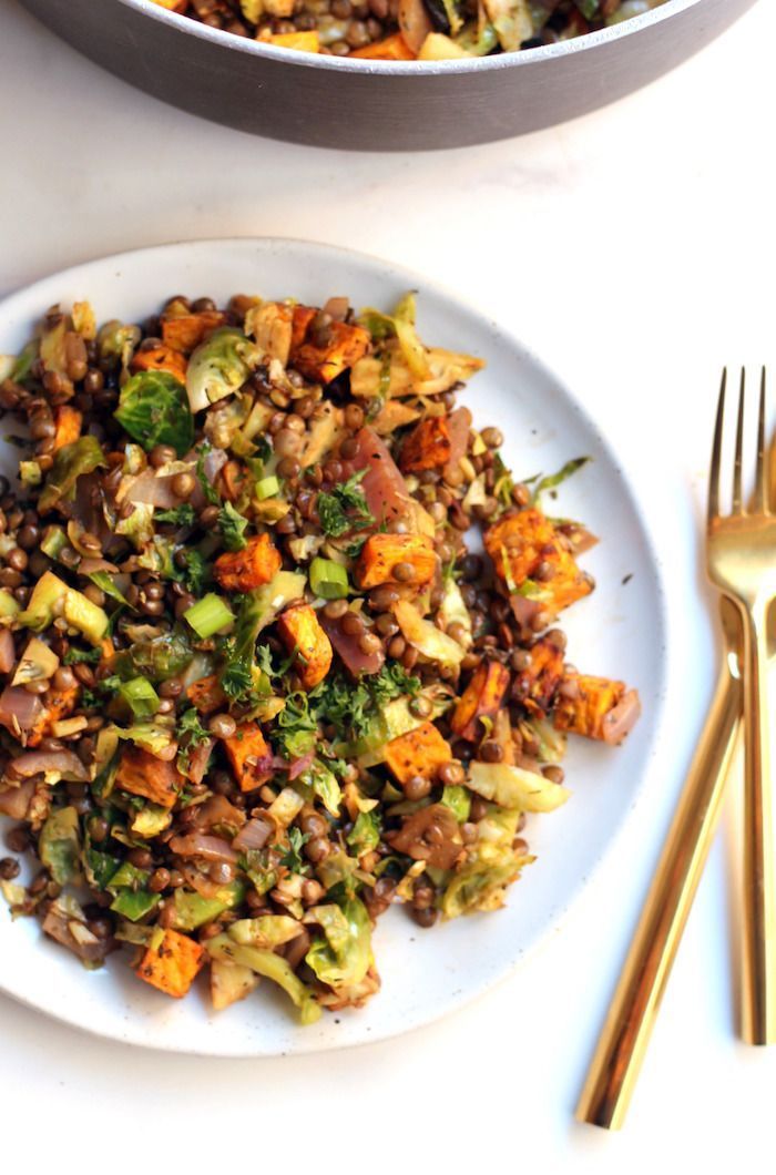 Loaded Lentil Salad - Vegan + Gluten-Free | Recipe | Lentil salad, High
