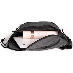 Eastpak Herren Gürteltasche, Mikrofaser, dunkelgrau Eastpak