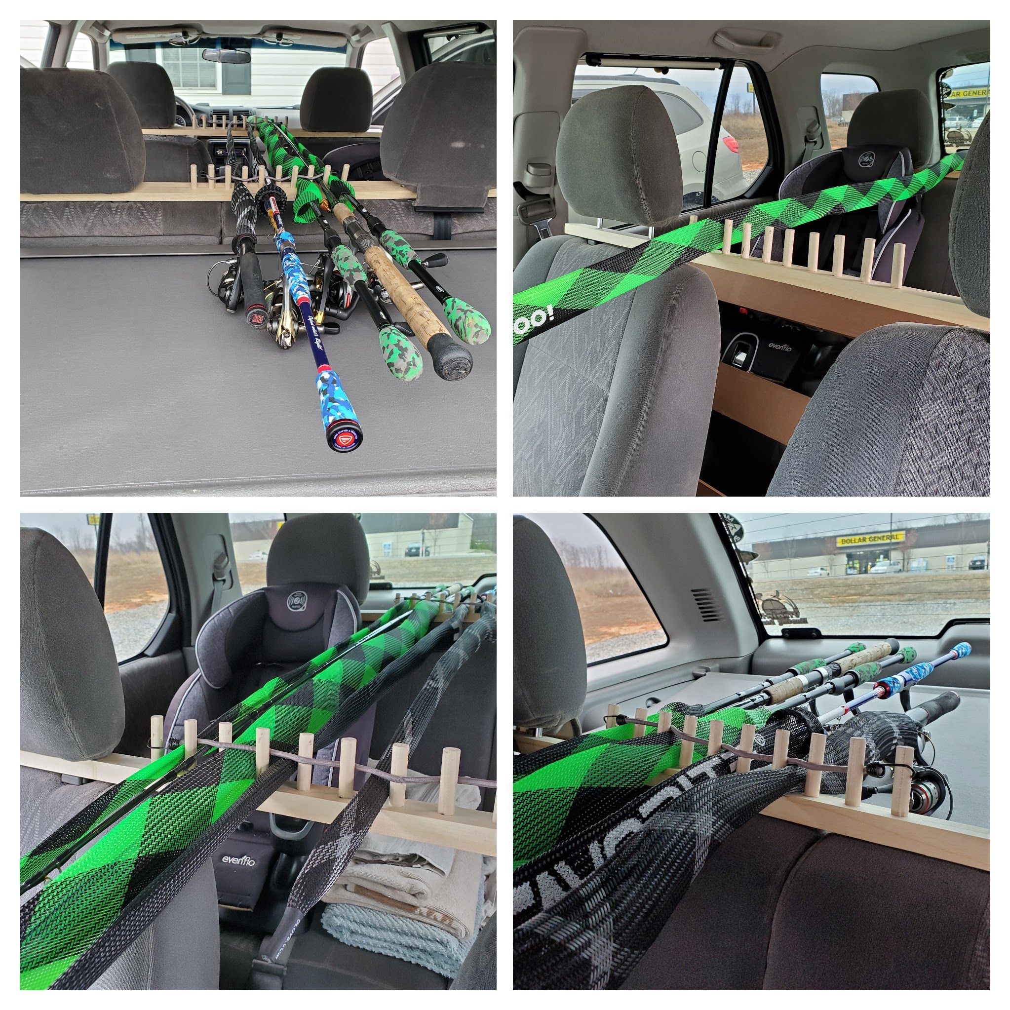 Car Racks For Fishing Rods Fishing diy, Fish, Car racks