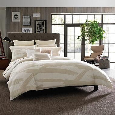 Kenneth Cole Reaction Home Brushstroke Comforter Bedroom Sets And Living Bedroom Comforter Sets, Kenneth Cole Bedding Oatmeal