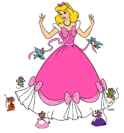 Cinderella With Mice And Bird Friends Clipart From Disney S Cinderella With Mice And Bird Friends Clipart From Disney S