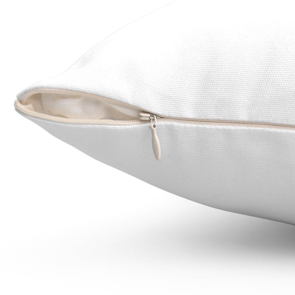 Greenwich Coordinates Spun Polyester Square Pillow - 14 × 14