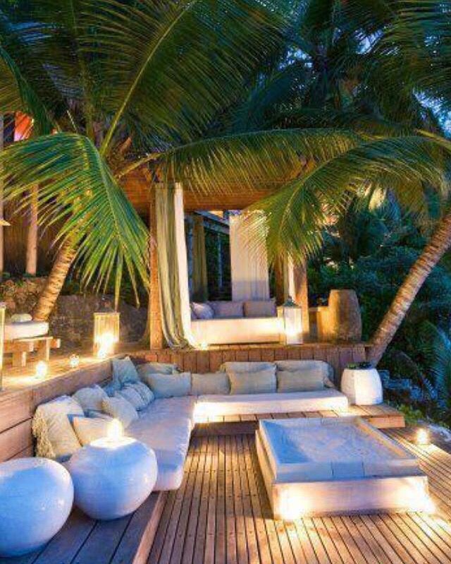 Beautiful Tropical Space Outside Outdoor Living Home Decor Tropical Home Decor, Tropical Outdoor Decorating Ideas