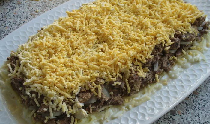 Самый Вкусный Слоеный Салат С Фото Самый Вкусный Слоеный Салат С Фото