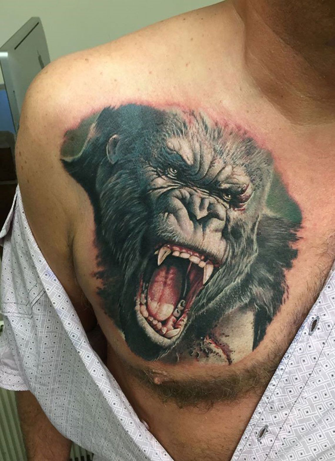 Pin By Mick Foss On Tattoos Gorilla Tattoo Tattoos Top Tattoos