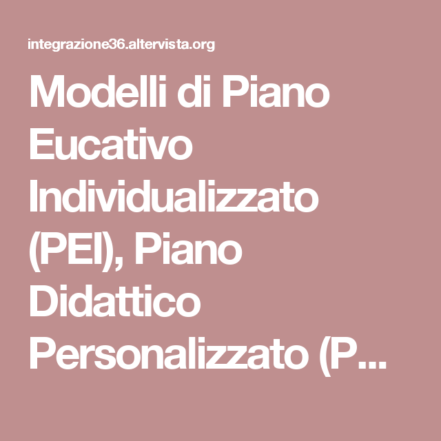PDP DA SCARICARE