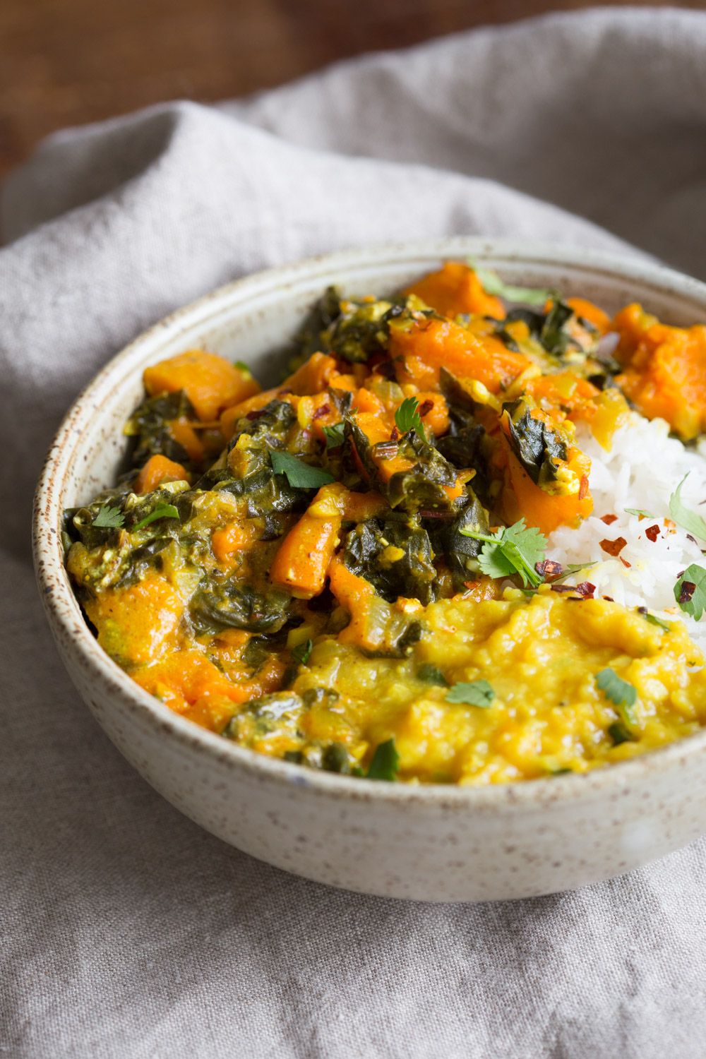 Instant Pot Saag Aloo Sweet Potato Chard Curry Instant Pot Saag Aloo Sweet Potato Chard Curry