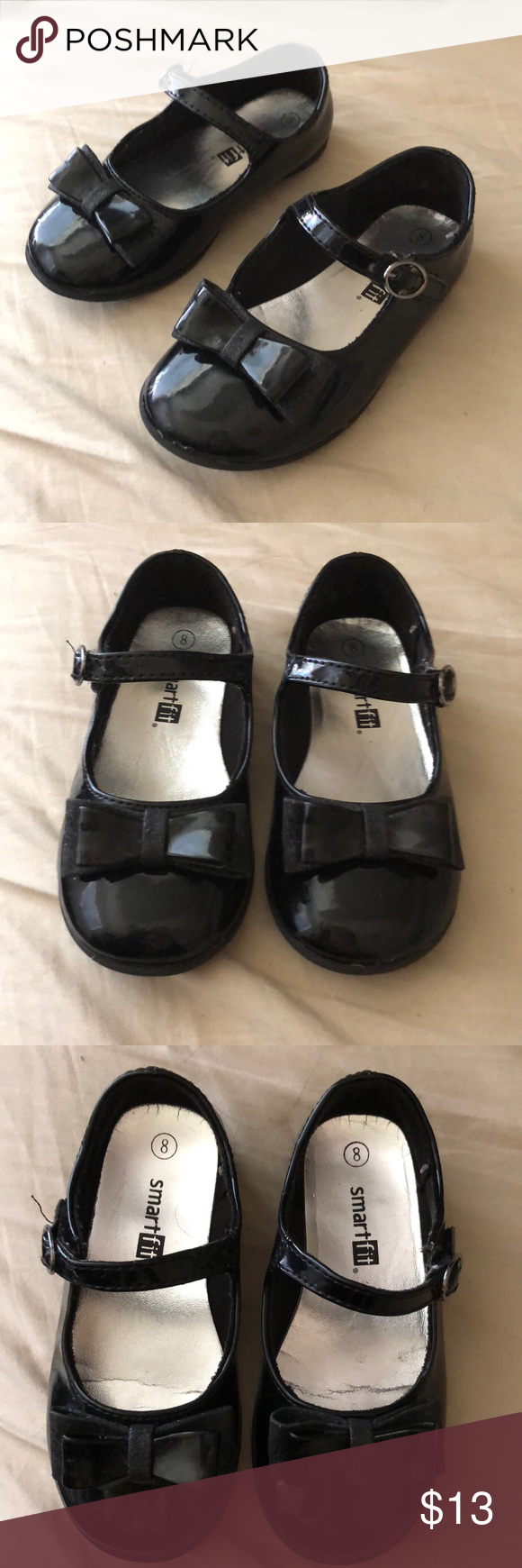 all black flats
