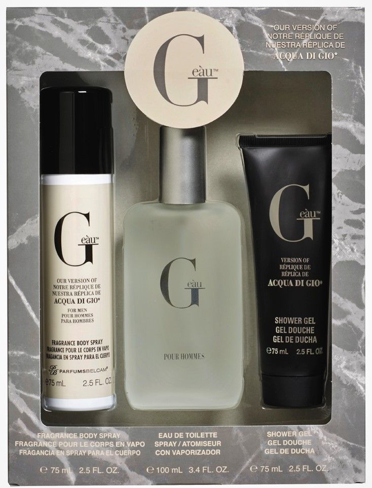 (14 Value) G eau, version of Acqua di Gio, Cologne Gift