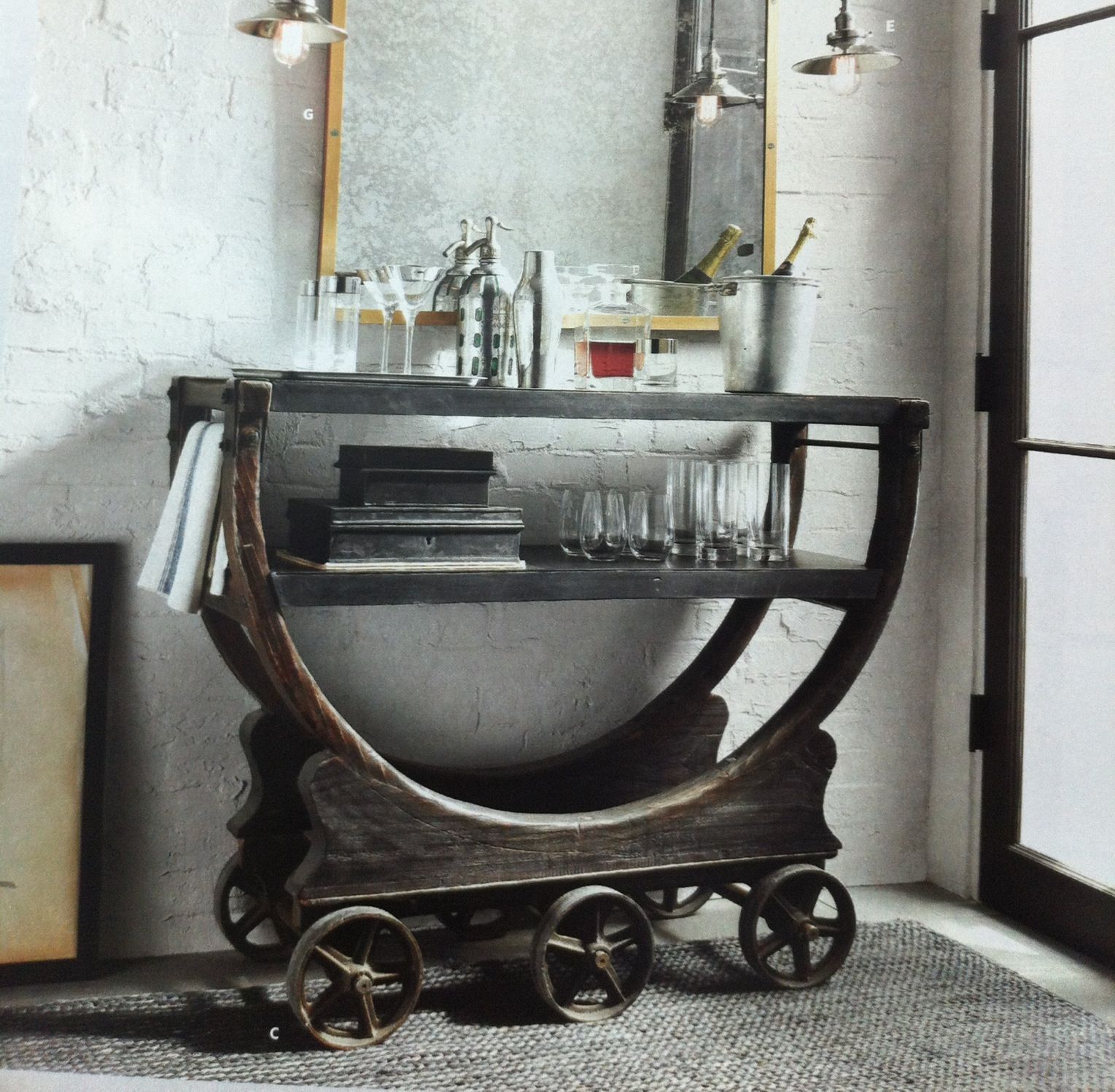 restoration hardware porthole bar restoration hardware porthole bar