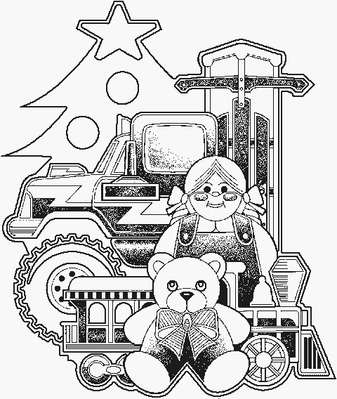 presents7 free printable christmas presents coloring pages