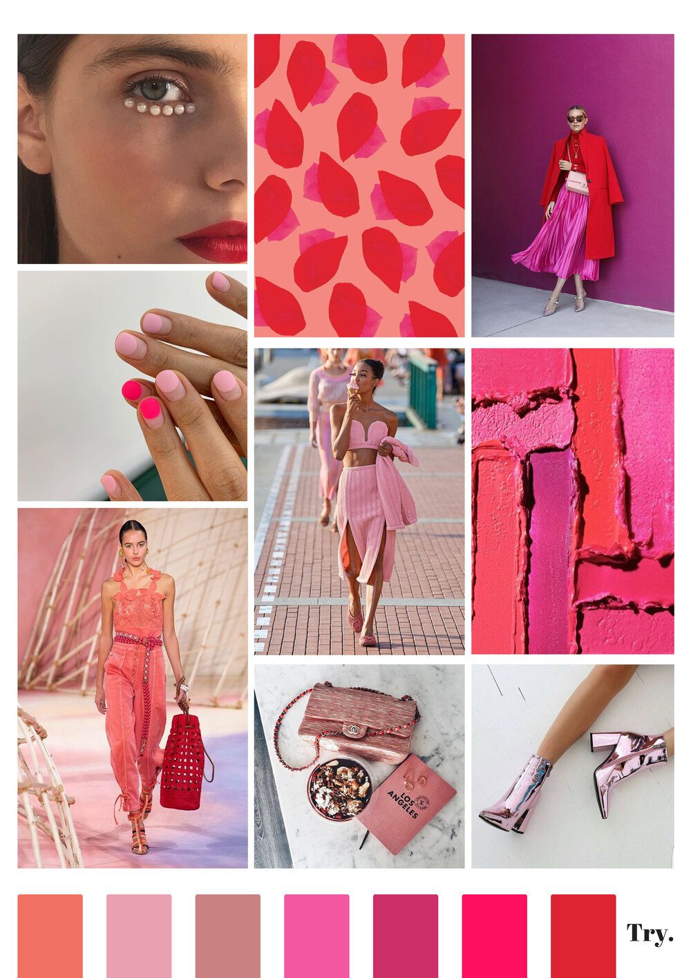 Fashion Moodboard S Try Creative Trends Color De Moda Tendencias De La