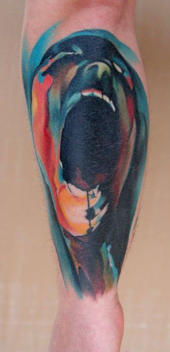 Tatuajes Pink Floyd The Wall Pierna Tatuajes Pink Floyd The Wall Pierna
