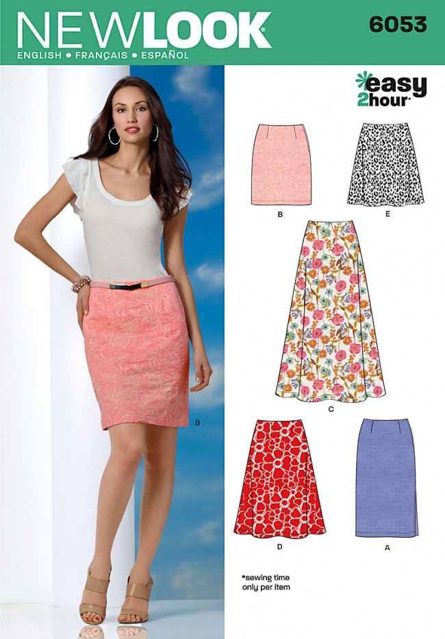 New Look 6053 Sewing Clothes Women Skirt Patterns Sewing New Look new-look-6053-sewing-clothes-women-skirt-patterns-sewing-new-look