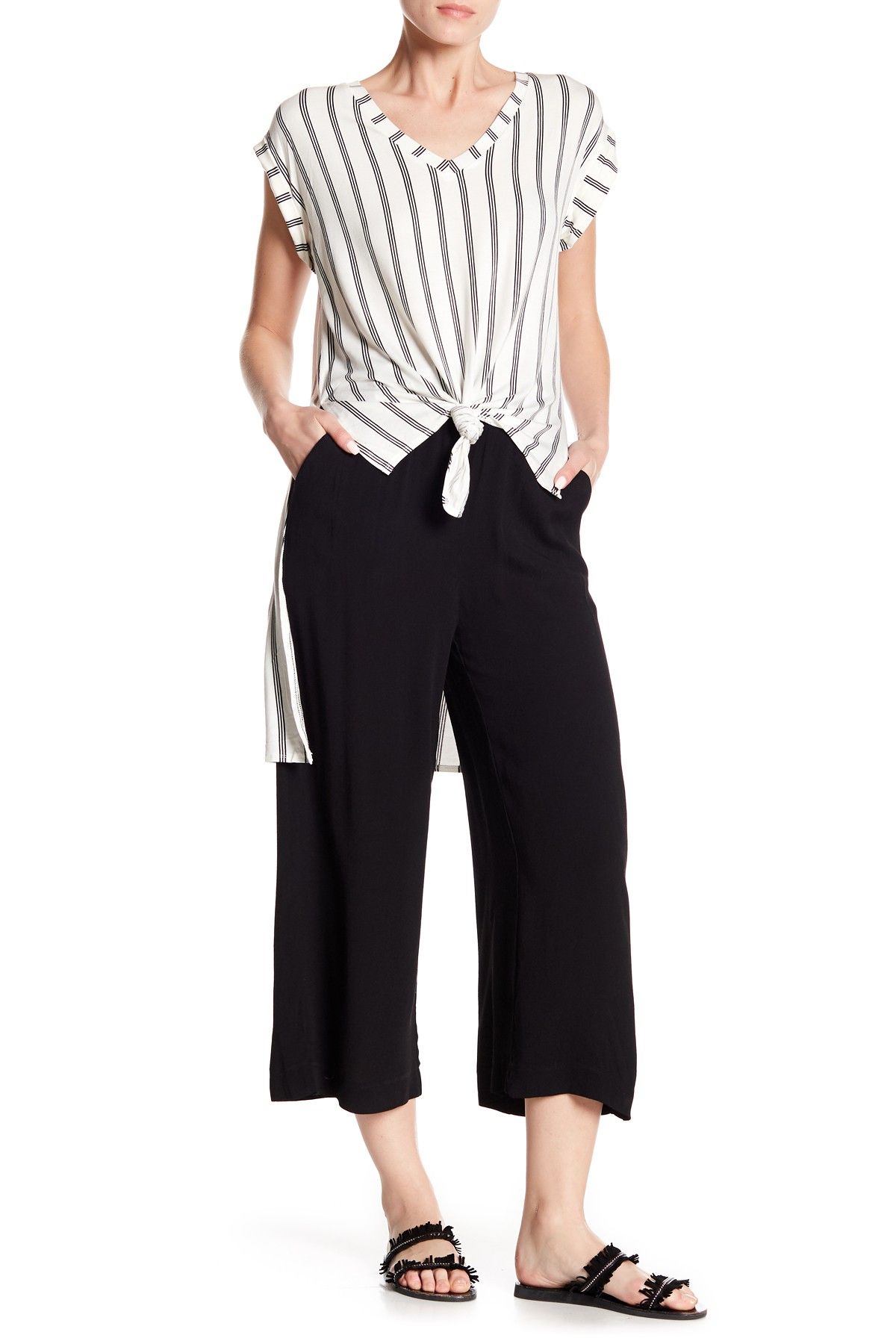 Know One Cares Smocked TieWaist Pants Pants, Fall outfits, Clothes