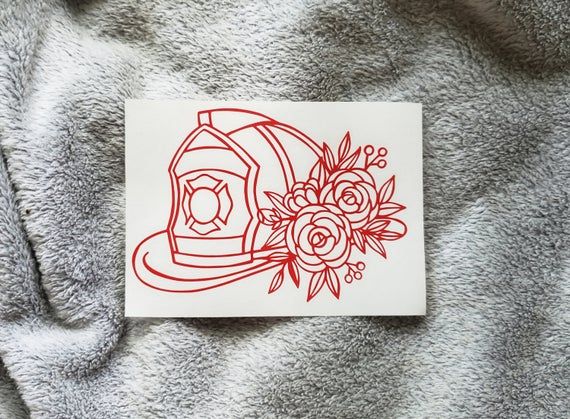 Firefighter Decals, Firefighter Tattoo, Firefighter Girlfriend, Firefighter Emt, Female Firefighter, Fire Department Tattoos For Women, Auto Glass, Car Glass, Mirror Tiles