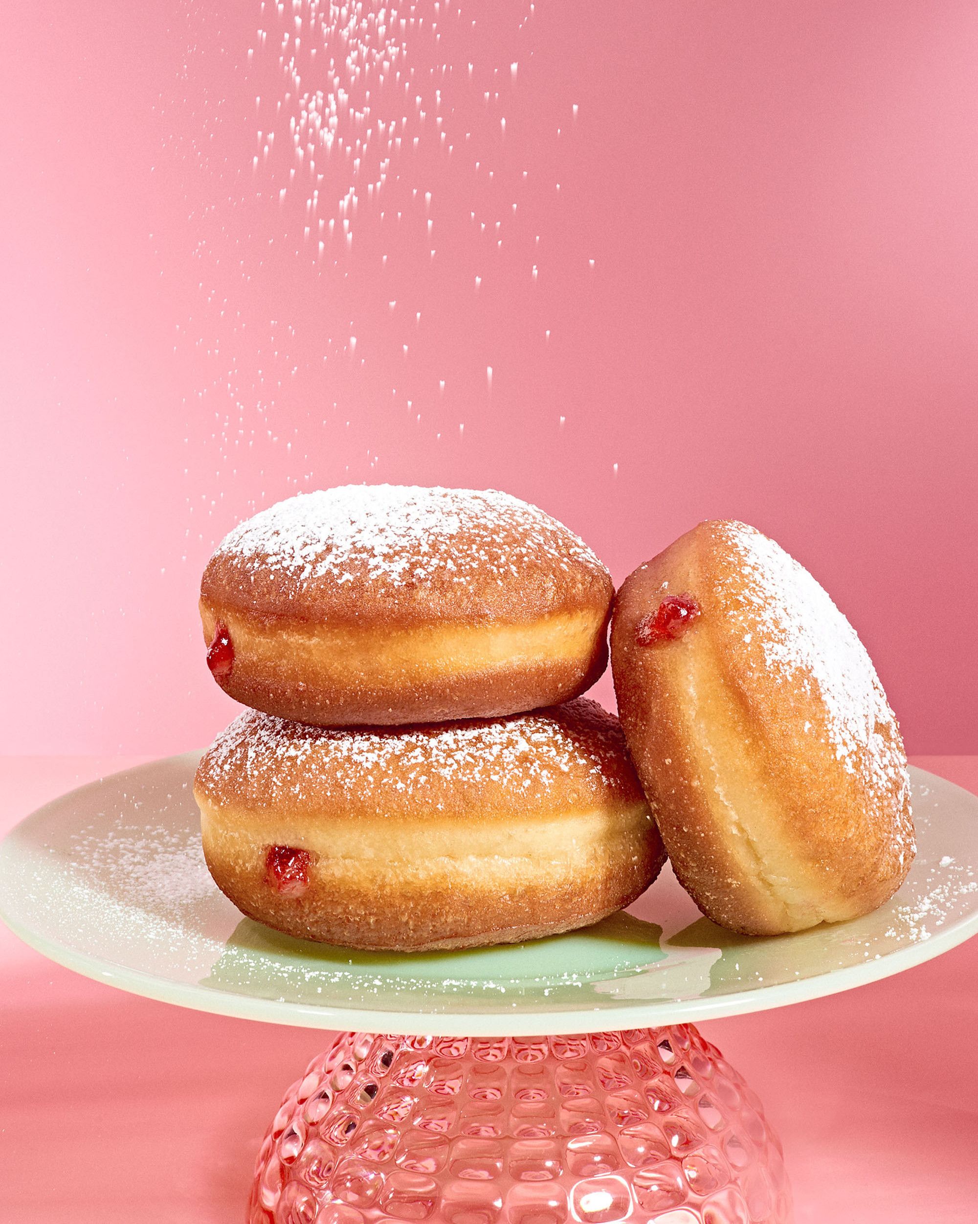Jelly Donuts | Recipe in 2020 | Jelly donuts recipe, Hanukkah food