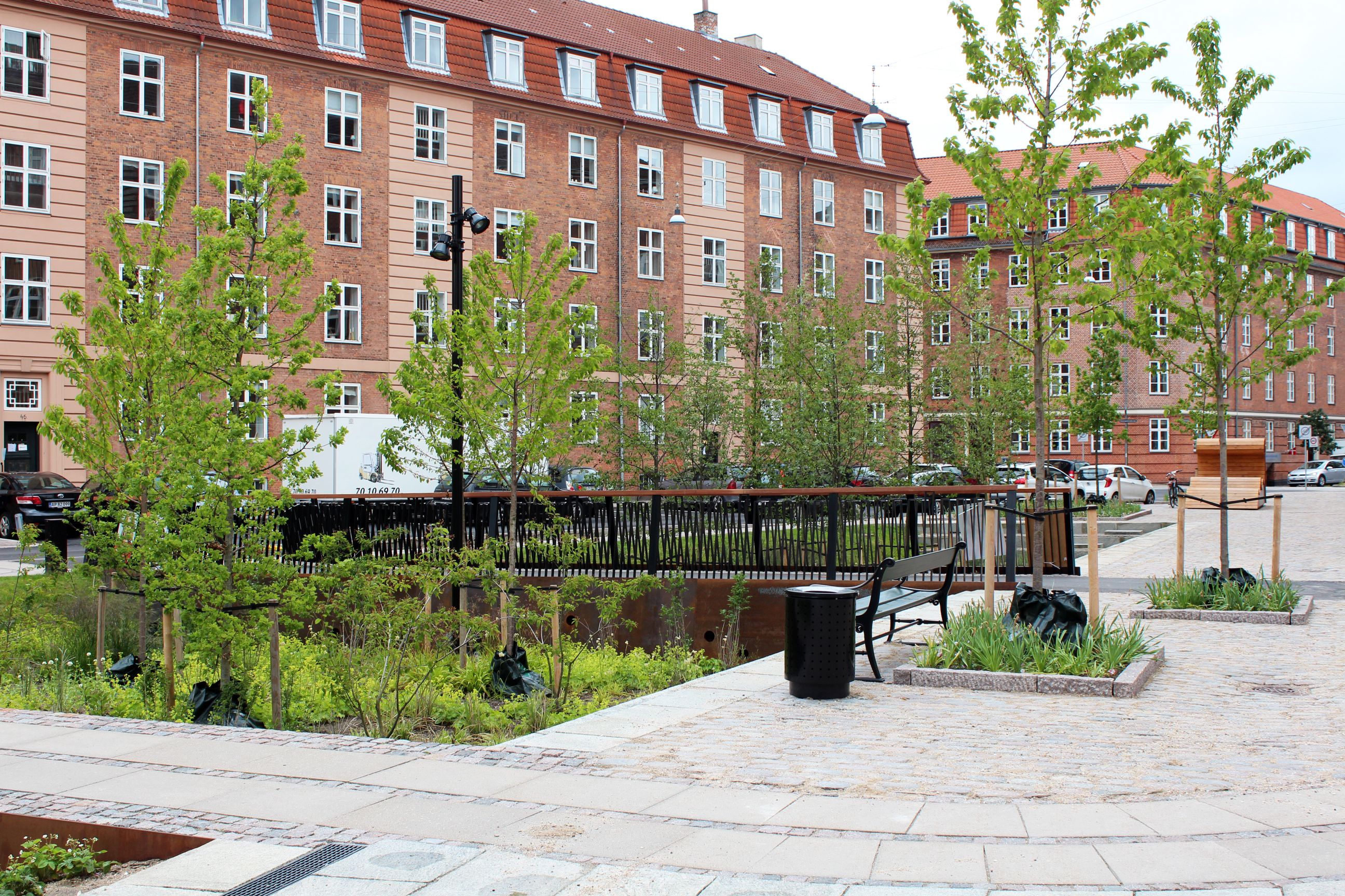 Pocket park: tåsinge plads 2015 klimakvarter lar københavn ... Skt kjelds kvarter