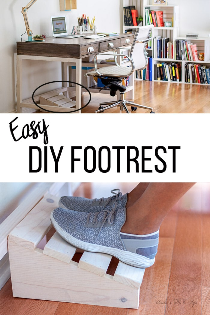 Diy Footrest For Under Desk Diy Furniture Plans Wood Projects Diy Furniture Plans Wood Diy