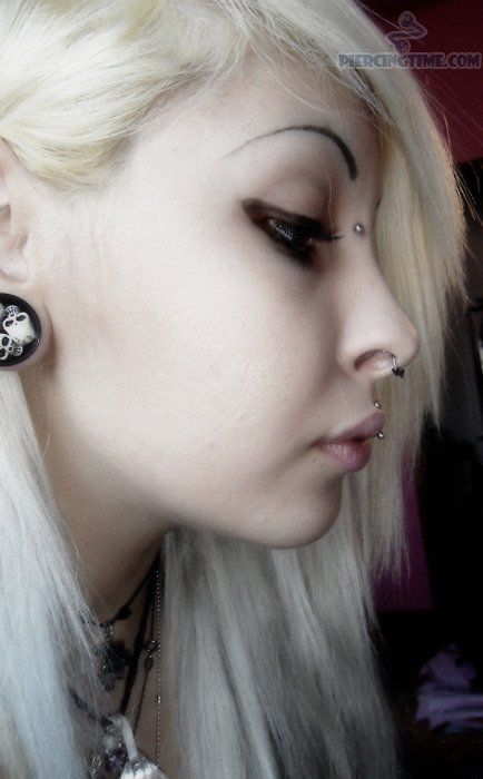 Properties turns Bridge piercing and septum Sorry, Bridge piercing and septum with