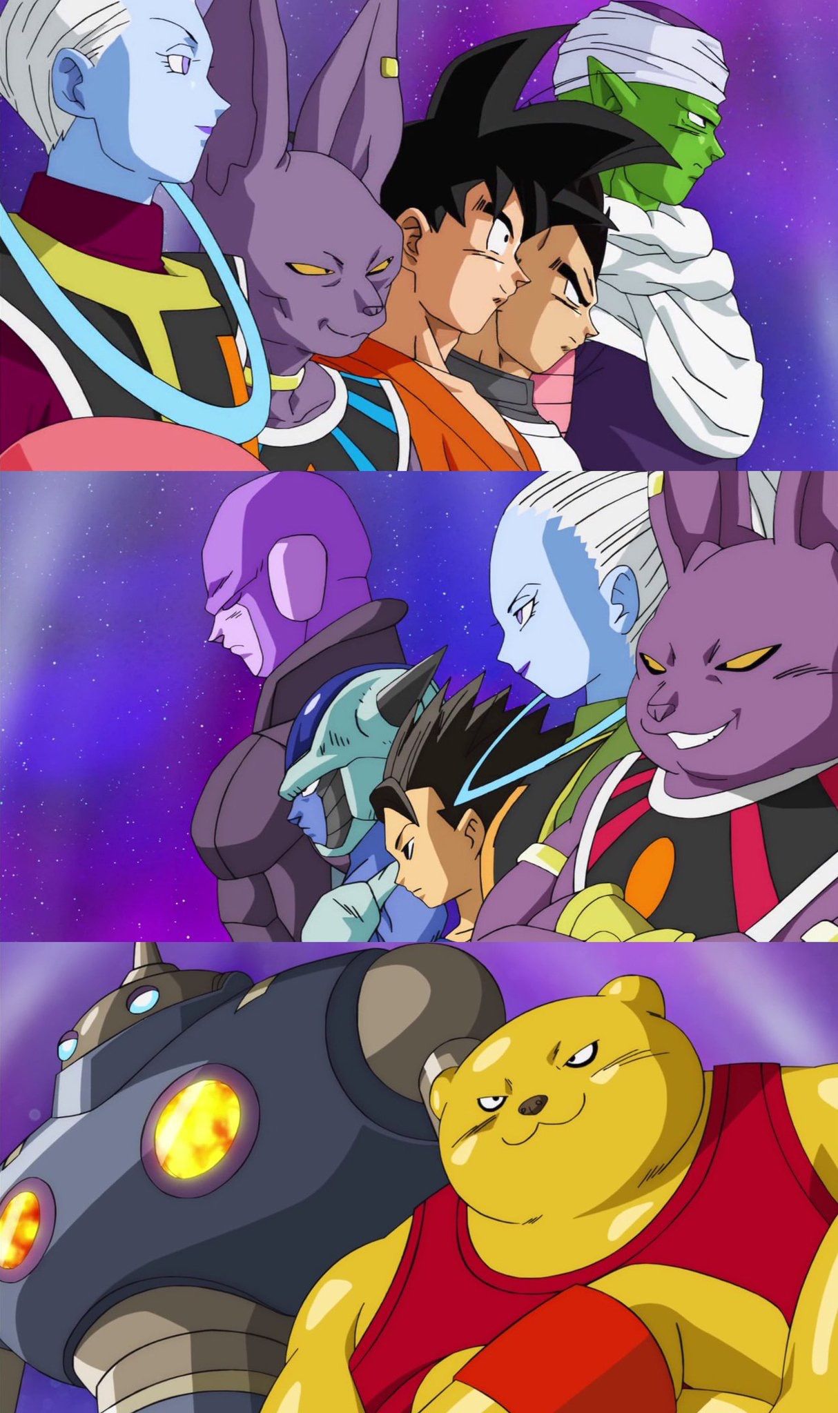 Universe 7 Team vs Universe 6 Team | Anime dragon ball, Dragon ball z, Anime