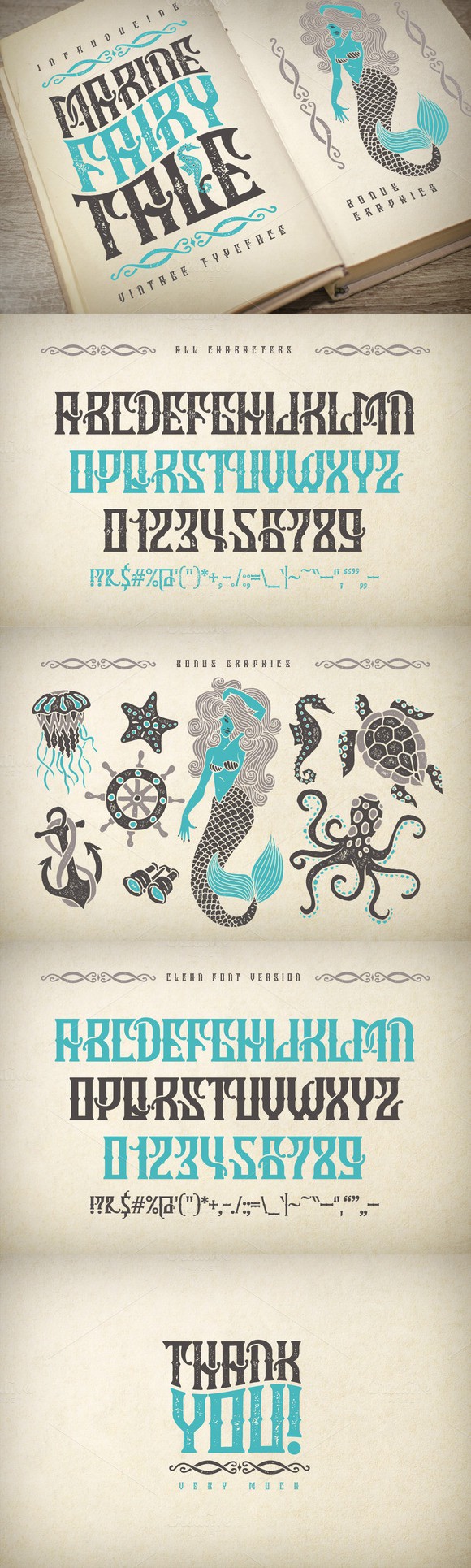 marine fonts