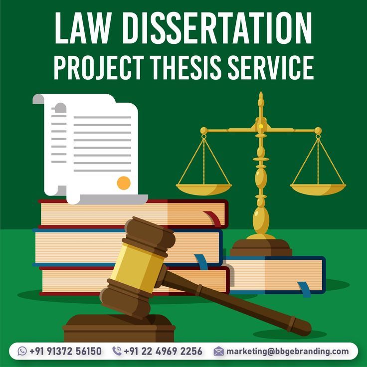 how to write a dissertation in law