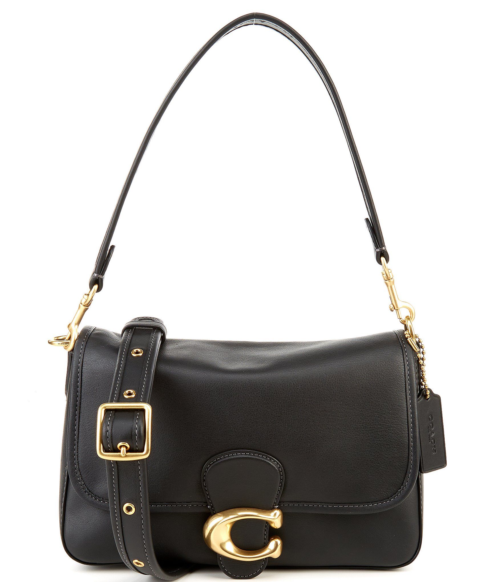 COACH Logo Closure Soft Calf Leather Tabby Shoulder Bag Dillard s COACH Logo Closure Soft Calf Leather Tabby Shoulder Bag Dillard s