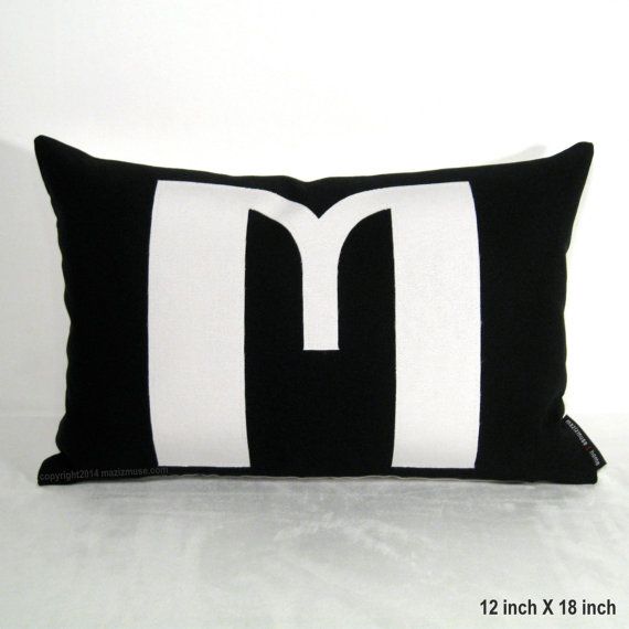 Initial Pillow Cover Custom Monogram Art Deco Font By Mazizmuse Mesmerizing Initial Pillow Covers Initial Pillow Cover Custom Monogram Art Deco Font By Mazizmuse Mesmerizing Initial Pillow Covers