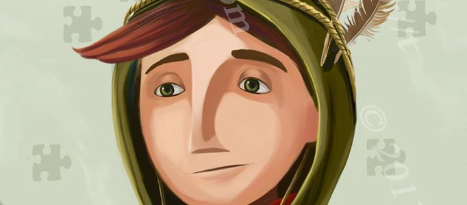 Design a Simple Graphic for a Cartoon Character | Photoshop art