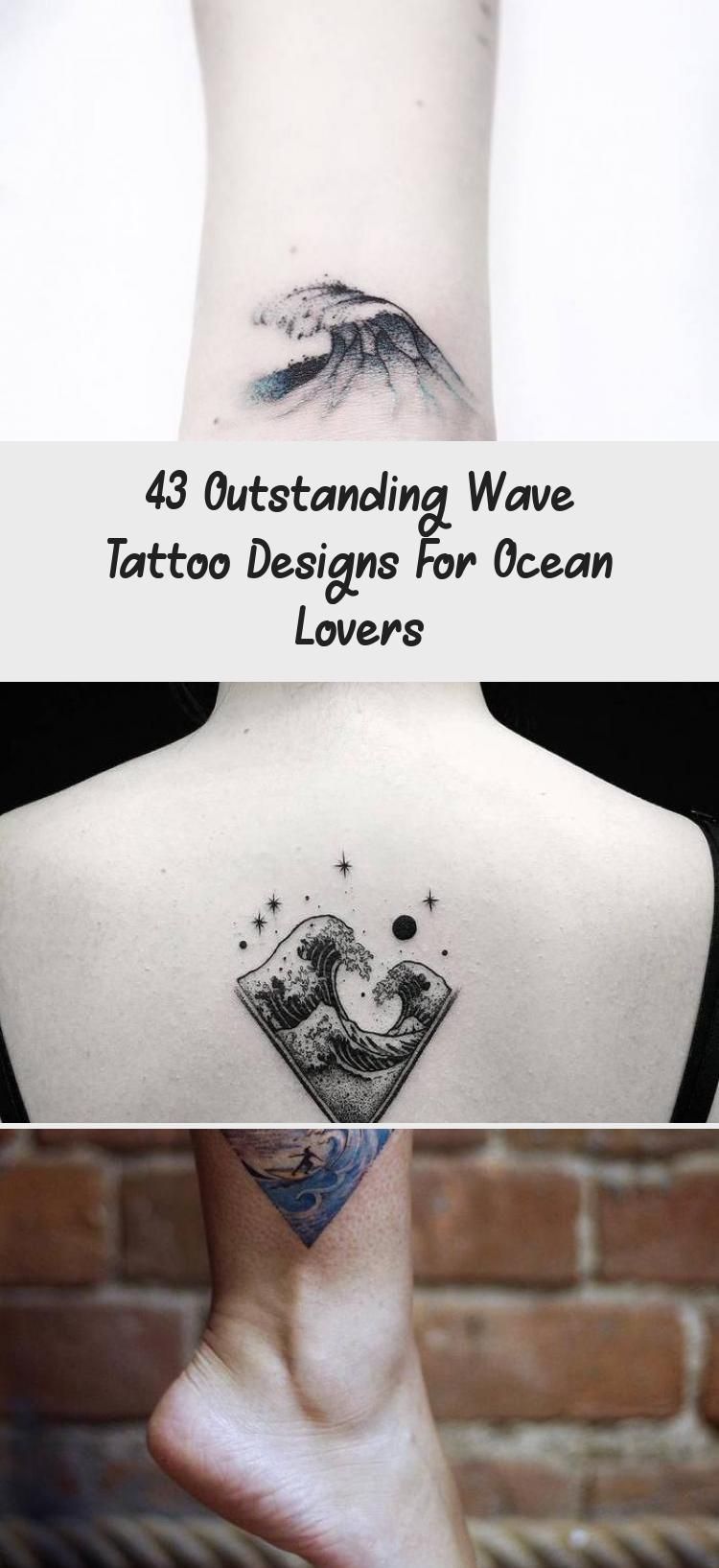 43 Outstanding Wave Tattoo Designs For Ocean Lovers - TATTOO - Little Wave Tattoo on Ankle by victoriascarlet93 #estimular #TattoosandBodyArtMusicNot...
