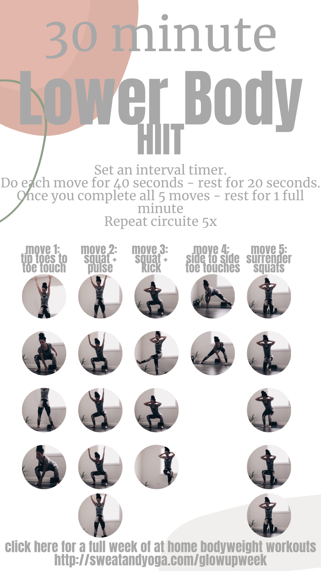 30 minute hiit workout At Home Workout Plan, Workout Ideas, Hiit Workout, At Home Workouts, Dumbbell Workout, Workout Routines, Workout Motivation, Group Fitness, Fitness Tips