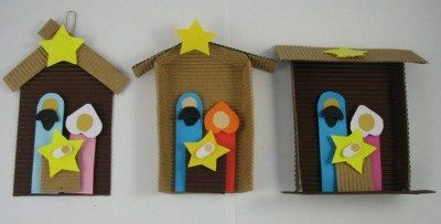 40 Beautiful Nativity Craft Ideas | FeltMagnet #christmascraftsforkidstomaketoddlers